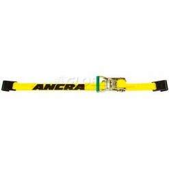 Ancra International Ancra® 2" x 27' Ratchet Strap 47970-10 with Short-Wide Ratchet Buckle & Flat Hooks
