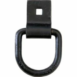 Buyers Products B38S Bolt-On Forged 1/2" D-Ring with Integral Bracket - Black