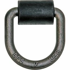 Buyers Products B38W Weld-On Forged 1/2" D-Ring with Bracket - Gray