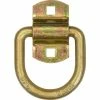 Buyers Products B38ZY Bolt-On Forged 1/2" D-Ring - Yellow Zinc