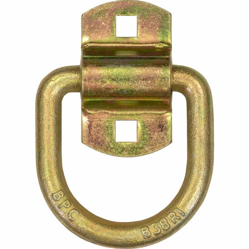 Buyers Products B38ZY Bolt-On Forged 1/2" D-Ring - Yellow Zinc