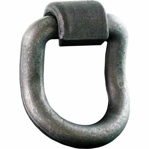 Buyers Products B5055 Weld-On Forged 1" D-Ring with 55° Angle - Gray