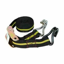 K-Tool International K-Tool 73864 400 Lb. Cap. Motorcycle Tie Down 1" x 6' Chrome & PVC Coated Hooks