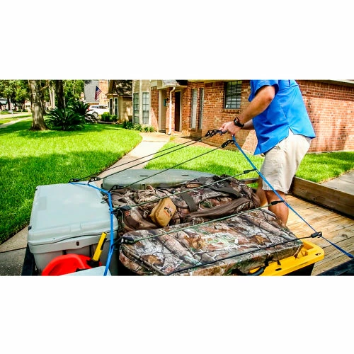 The Better Bungee BBSS36NBL 36" Slotted Bungee Strap with Over Molded Nylon Ends - Blue - Pkg Qty 12 - Image 2