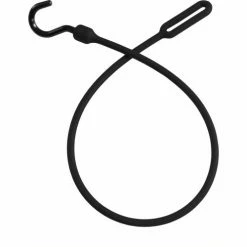 The Better Bungee BBC30NBK 30" Loop Bungee Cord with Nylon End - Black - Pkg Qty 12