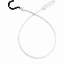 The Better Bungee BBC30NW 30" Loop Bungee Cord with Nylon End - White - Pkg Qty 12