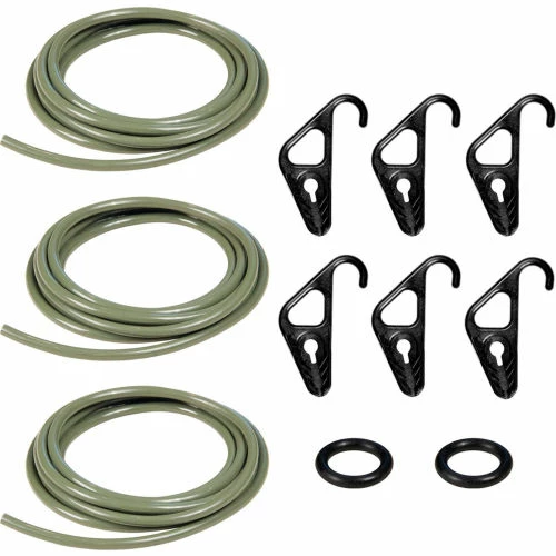 The Better Bungee BBCC1/4MG Cargo Kit - (3) 10 ft. x 1/4" Cords, 2 O-rings, & 6 Hooks - Green