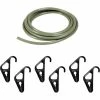 The Better Bungee™ BBR10516MG Bungee Kit - 10 ft. x 5/16" Cords & 6 Adjustable Hooks - Green - Pkg Qty 2