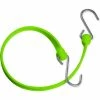 The Better Bungee BBS18GSG 18" Bungee Strap with Galvanized Triangle S Hook - Safety Green - Pkg Qty 12