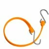 The Better Bungee™ BBS24GO 24" Bungee Strap with Galvanized Triangle S Hook - Orange - Pkg Qty 12