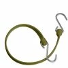 The Better Bungee™ BBS36GMG 36" Bungee Strap with Galvanized Triangle S Hook - Military Green - Pkg Qty 12
