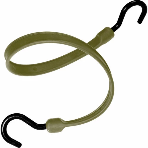 The Better Bungee BBS36NMG 36" Bungee Strap with Over Molded Nylon Ends - Military Green - Pkg Qty 12