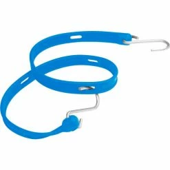 The Better Bungee™ BBSS36GBL 36" Slotted Bungee Strap with Galvanized Triangular Ends - Blue - Pkg Qty 12