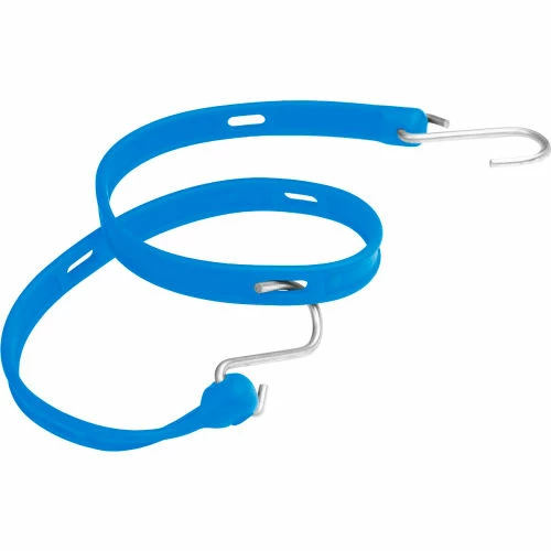 The Better Bungee BBSS36GBL 36" Slotted Bungee Strap with Galvanized Triangular Ends - Blue - Pkg Qty 12