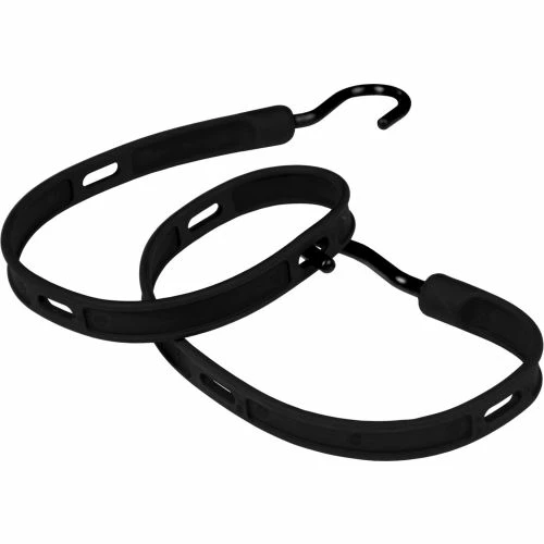 The Better Bungee BBSS36NBK 36" Slotted Bungee Strap with Over Molded Nylon Ends - Black - Pkg Qty 12