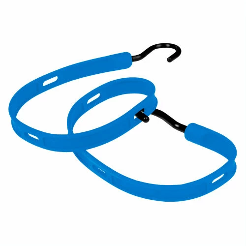 The Better Bungee BBSS36NBL 36" Slotted Bungee Strap with Over Molded Nylon Ends - Blue - Pkg Qty 12