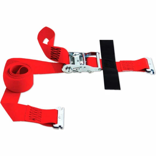Snap-Loc® SLTE208RR E-Strap 2"X8' Ratchet Red With Hook & Loop Storage Fastener - Image 9