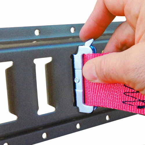 Snap-Loc® SLTE208RR E-Strap 2"X8' Ratchet Red With Hook & Loop Storage Fastener - Image 6