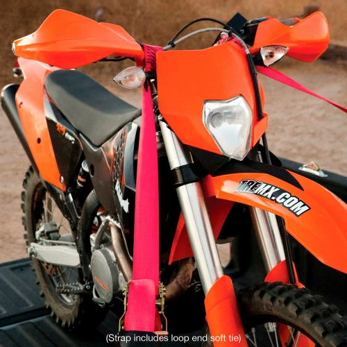 Snap-Loc® SLTE208RR E-Strap 2"X8' Ratchet Red With Hook & Loop Storage Fastener - Image 4